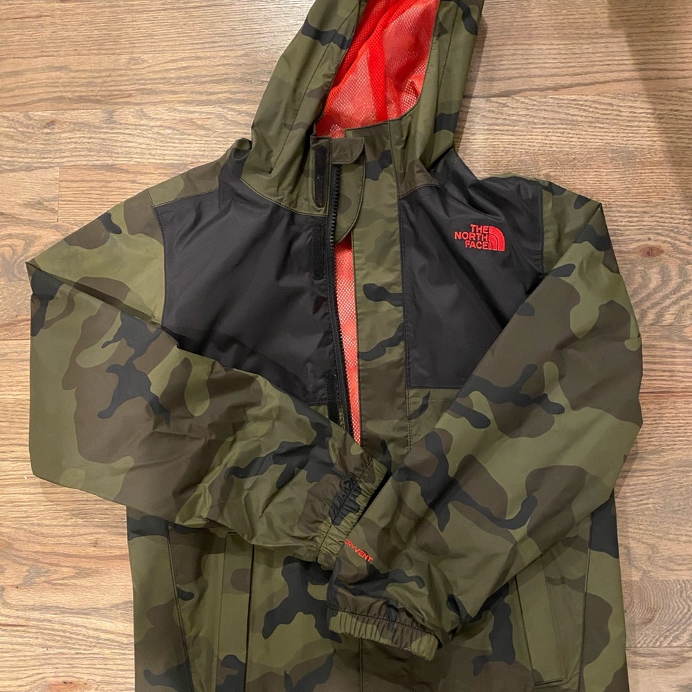 The North Face rain jacket